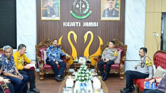 Kapolda Jambi Kunjungi Kejati, Perkuat Sinergitas Penegakan Hukum Antarinstansi